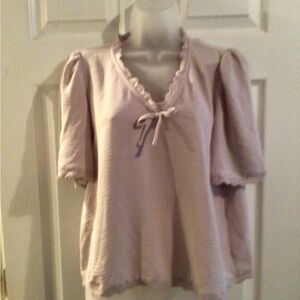 Adrianna Papell Elegant Women's cloud grey Top